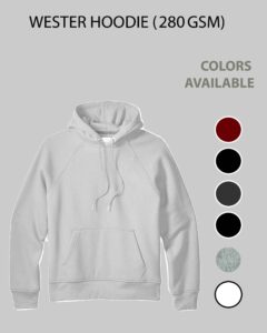 tackle world western hoodie 280 gsm